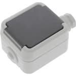 Honeywell Peha spatwaterdicht Wandstopcontact (WCD schakelmateriaal) - 00306111 - E2WJP