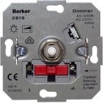 Berker 2819 dimmer - Inbouw - 230V verlichting en halogeen zonder transformator - 60 tot 400 watt