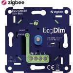 EcoDim - LED Dimmer - Smart WiFi - ECO-DIM.07 - Fase Afsnijding RC - ZigBee Basic - Inbouw - Enkel Knop - 0-200W