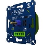 EcoDim WiFi led dimmer, ECO-DIM.07 WiFi, druk/draai, inbouw, 250W LED, voor alle merken afdekmateriaal