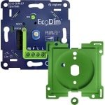 EcoDim Zigbee led dimmer, ECO-DIM.07 Zigbee Basic, druk/draai, inbouw, Touchlink, 0-200W LED, voor Niko