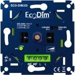 EcoDim led dimmer ECO-DIM.03 0-500W RLC, fase aansnijding & fase afsnijding, universeel, voor alle merken afdekmateriaal