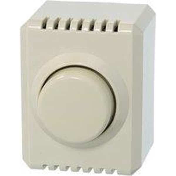 GAMMA dimmer zonder trafo - voor 230V verlichting + 230V halogeen - 60 tot 400 watt - opbouw - crème