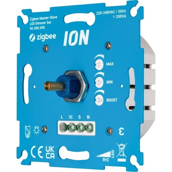 ION industries universele LED Zigbee dimmer set master + slave 0.3-200W (90.500.090)