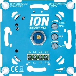 LED Dimmer Inbouw | 0.3-600 Watt | ION INDUSTRIES