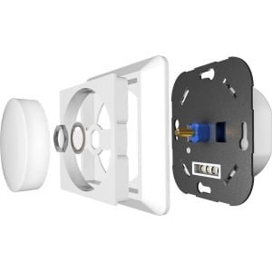 LED dimmer - Universele LED dimmer met afdekplaat inbouw - GIRA - JUNG - PEHA - BERKER - BUSCH-JAEGER