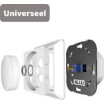 Proventa Stopcontact Dimmer LED Inbouw tot 250W met afdekraam - Geschikt voor alle lampen - 2 draads