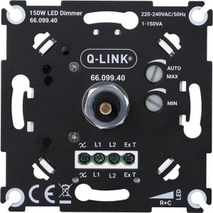 Q-Link Dimmer led afdek polar wit rc dws 1-150w