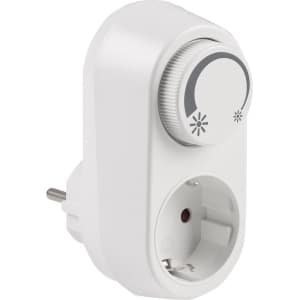 Q-Link Stekkerdimmer - LED Dimmer - Dimmer Stopcontact - 3 tot 24 Watt - Wit