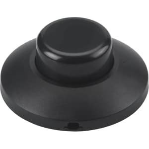 Rotary Foot Dimmer Trailing Edge LED 0-75W Black