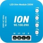 TOUCH TRIAC LED DIMMER | 0.3-200 WATT | ION INDUSTRIES