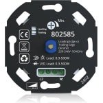 Universele LED dimmer 0.3-500W | Fase af- en aansnijding